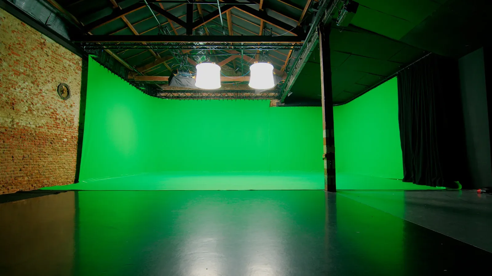 Green screen · Plató La Mina